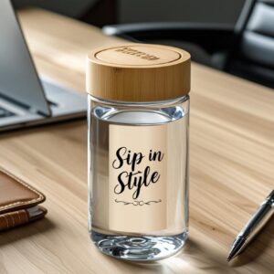 Transparent Water Bottle/ Sipper Sip in Style